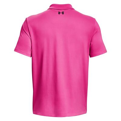 Under Armour Performance 3.0 Golf Polo Shirt - Rebel Pink - thumbnail image 2