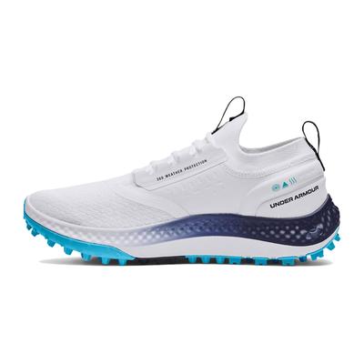 Under Armour UA Charged Phantom Spikeless Golf Shoes - White - thumbnail image 2
