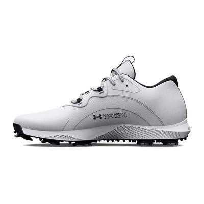 Under Armour UA Charged Draw 2 Wide Golf Shoes - White - thumbnail image 4