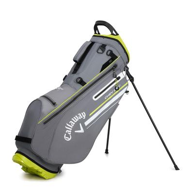 Callaway Golf Chev Dry Stand Bag 2023 - Charcoal/Flo Yellow