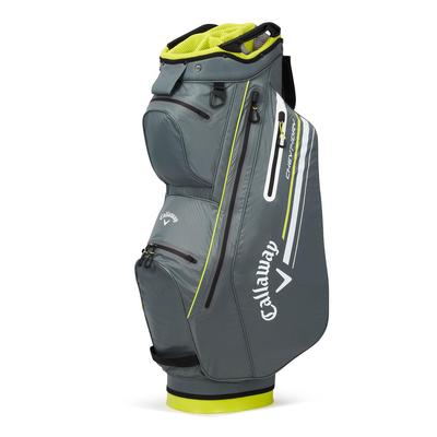 Callaway Golf Chev Dry 14 Waterproof Cart Bag - Charcoal/Flo Yellow