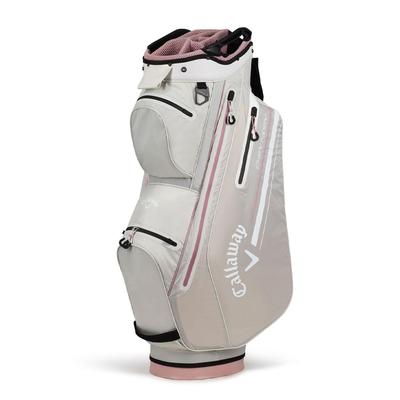 Callaway Golf Chev Dry 14 Waterproof Cart Bag 2023 - Silver/Rose