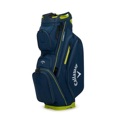 Callaway Golf Org 14 Cart Bag 2023 - Navy/Flo Yellow