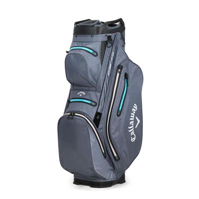 Callaway Golf Org 14 HD Waterproof Cart Bag 2023 - Graphite/Electric Blue