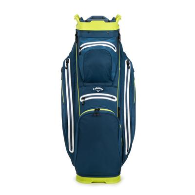 Callaway Golf Org 14 HD Waterproof Cart Bag 2023 - Navy/Flo Yellow