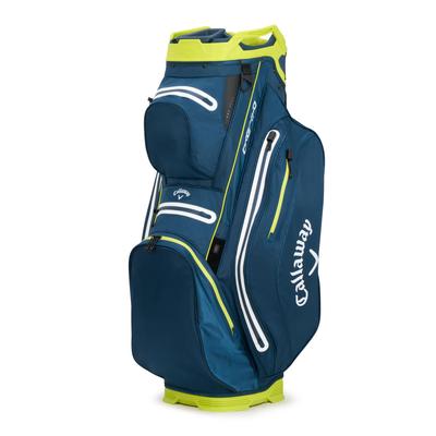 Callaway Golf Org 14 HD Waterproof Cart Bag 2023 - Navy/Flo Yellow