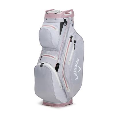 Callaway Golf Org 14 HD Waterproof Cart Bag 2023 - Silver/Rose