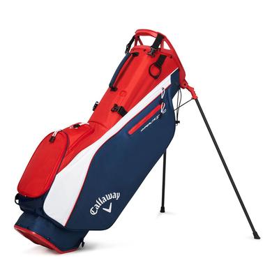 Callaway Golf Hyperlite Zero Double Strap Stand Bag 2023 - Red/White/Navy