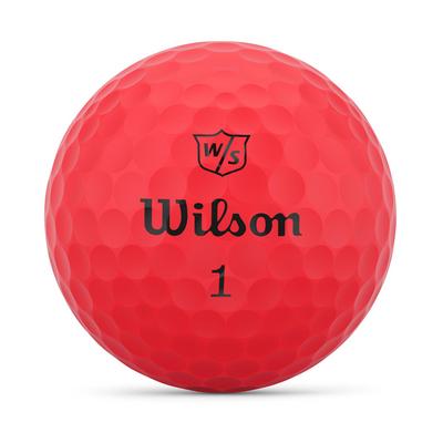 Wilson Staff Duo Soft Golf Balls - 2 Dozen - Red