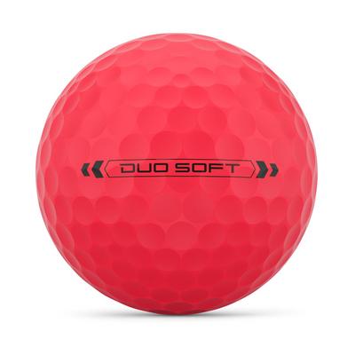 Wilson Staff Duo Soft Golf Balls - 2 Dozen - Red