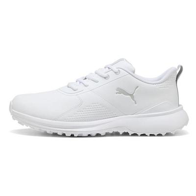Puma Fusion Grip 6 Evo Golf Shoes - Puma White/Ash Grey