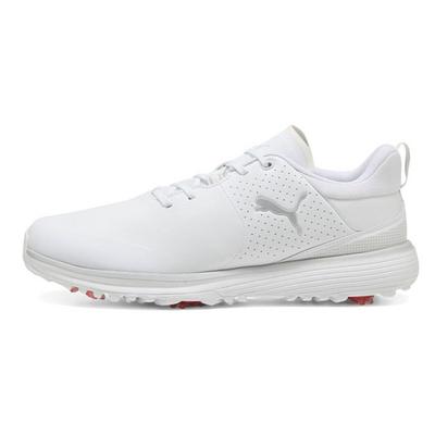 Puma Fusion Grip ST Golf Shoes -  Puma White/Puma Silver/Ash Grey