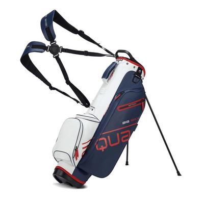 Big Max Aqua Seven H Waterproof Golf Stand Bag - Navy/White/Red
