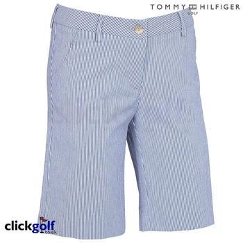 Tommy Hilfiger Arielle Cotton Stripe Ladies Shorts - Midnight Stripe (TH1)