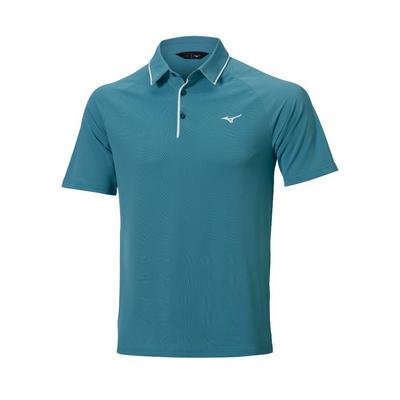 Mizuno Classic Pique Short Sleve Golf Polo Shirt - Larkspur