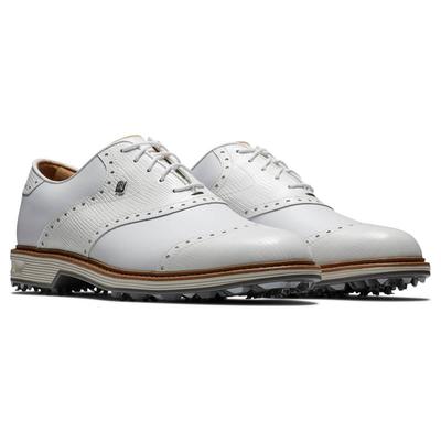 FootJoy Premiere Series Wilcox Golf Shoes - White/Grey - thumbnail image 3