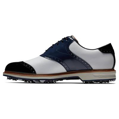 FootJoy Premiere Series Wilcox Golf Shoes - White/Navy/Black - thumbnail image 2