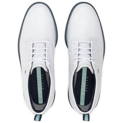 FootJoy Premiere Series Field Golf Shoes - White/Mint/Blue - thumbnail image 5