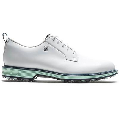 FootJoy Premiere Series Field Golf Shoes - White/Mint/Blue