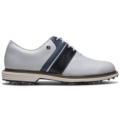FootJoy Premiere Series Packard Golf Shoes - White/Navy/White