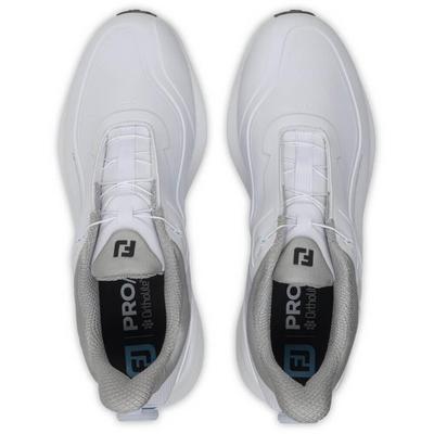 FootJoy Pro SL BOA Golf Shoes - White/White/Grey - thumbnail image 5