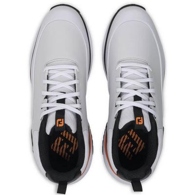 FootJoy Tour Rival Golf Shoes - White/Black/Orange - thumbnail image 5