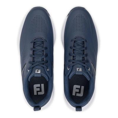 FootJoy Qualifier Golf Shoes - Navy/Blue/Silver - thumbnail image 7