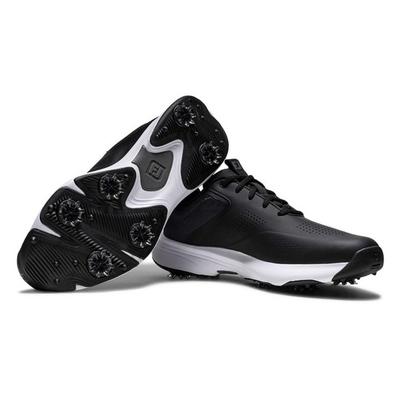 FootJoy Qualifier Golf Shoes - Black/White/Grey - thumbnail image 7