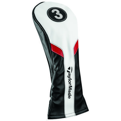 TaylorMade Fairway Wood Headcover - White/Black/Red