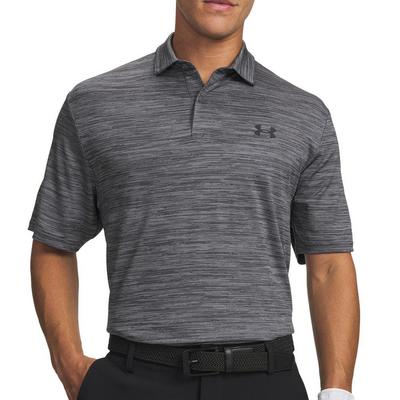 UA Matchplay Golf Polo Shirt - Castlerock/Steel/Black