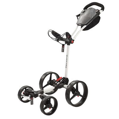 Big Max Blade Quattro 4 Wheel Golf Push Trolley - White - thumbnail image 1