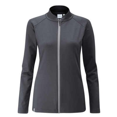 Ping Eidi Ladies Mid Layer Golf Top - Black Marl