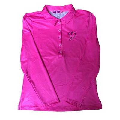 Girls Golf Women's Polo Shirt - Pink - thumbnail image 1