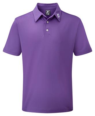FootJoy Stretch Pique Solid Shirt - Athletic Purple