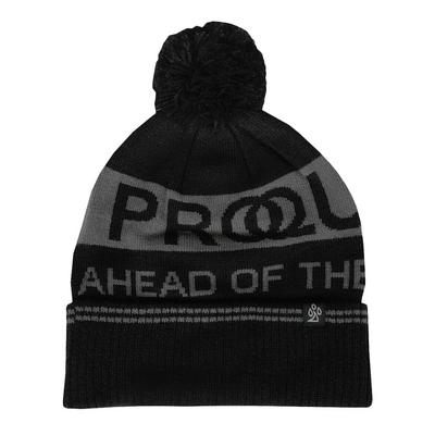 ProQuip Logo Bobble Beanie Hat - Black