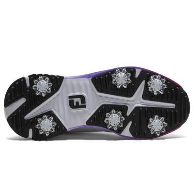 FootJoy Tour Rival Womens Golf Shoes - White/Silver/Pink - thumbnail image 7