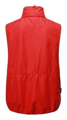 Swing Out Sister Womens Daisy Packable Gilet - Red - thumbnail image 2