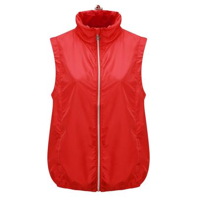 Swing Out Sister Womens Daisy Packable Gilet - Red