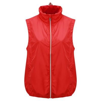 Swing Out Sister Womens Daisy Packable Gilet - Red - thumbnail image 1