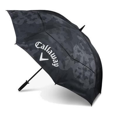 Callaway Shield 64'' Double Canopy Golf Umbrella - Black/Camo