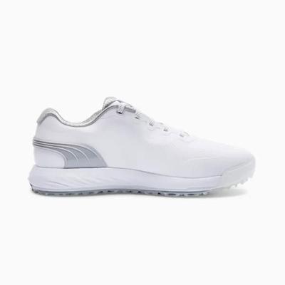 Puma Alphacat Nitro Golf Shoes - White/Grey/Silver - thumbnail image 1