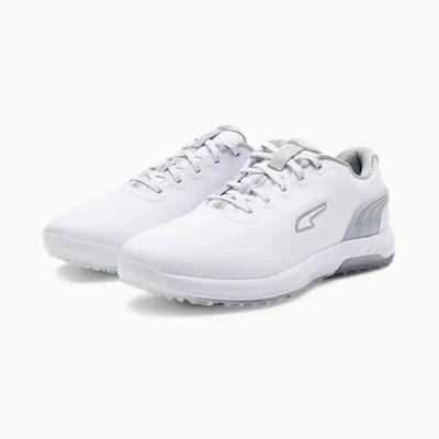 Puma Alphacat Nitro Golf Shoes - White/Grey/Silver - thumbnail image 3