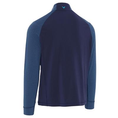 Callaway Aquapel Mixed Media Golf Pullover - Navy - thumbnail image 2