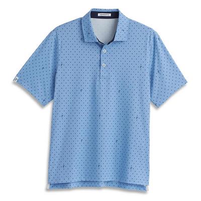 Ashworth Signature Golfman Golf Polo - Chambray Blue - thumbnail image 2