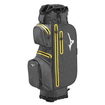 Mizuno BR-DRI Waterproof Golf Trolley Bag - Grey/Yellow