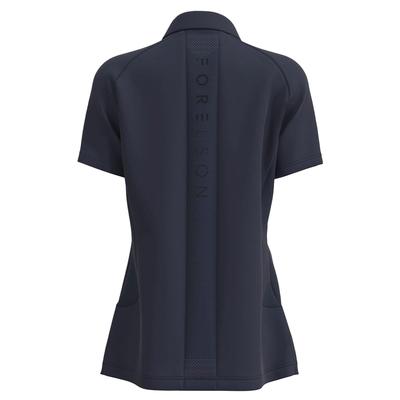 Forelson Batsford Ladies Button Golf Polo Shirt - Navy - thumbnail image 2