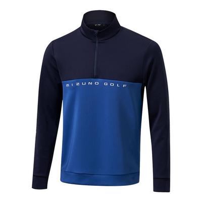 Mizuno Trace 1/4 Zip Golf Midlayer - Blue