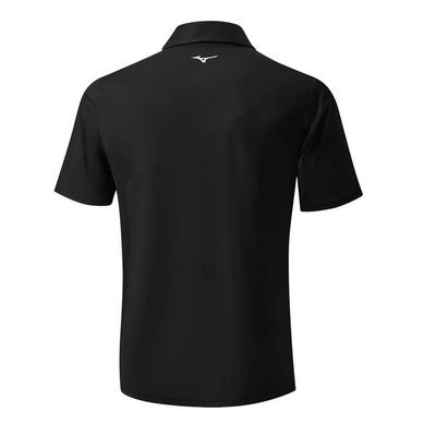 Mizuno Trace Golf Polo Shirt - Black - thumbnail image 2