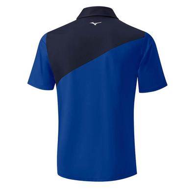 Mizuno Trace Golf Polo Shirt - Blue - thumbnail image 2