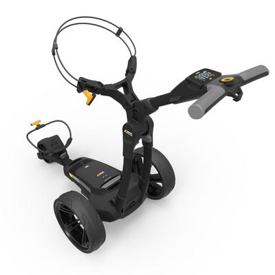PowaKaddy CT6 Black Electric Golf Trolley 2023 - 18 Hole Lithium with FREE Powakaddy Cart Bag